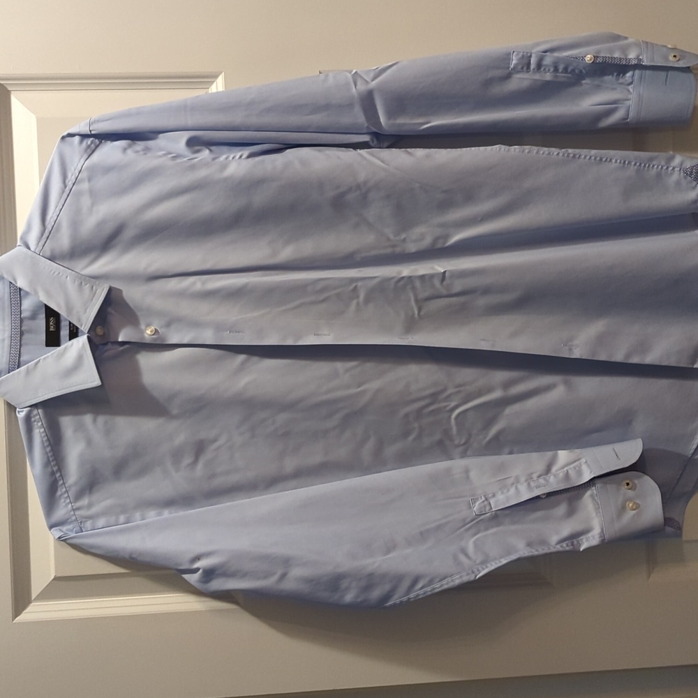 Hugo Boss blue dress shirt